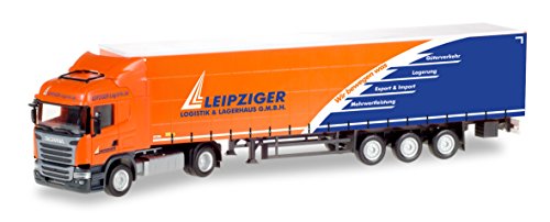 Maquette Scania R Highline Bâche Herpa 307444 au 1/87