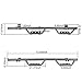 Hooke Road Jeep Wrangler JL Drop Side Steps Nerf Slider Bars Steel Running Boards for 2018 2019 2020 Jeep Wrangler JL 4-Door (Pair)