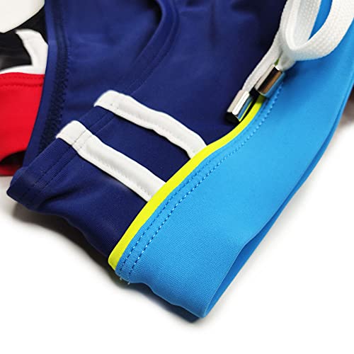 UXH New Men Swimwear Boxer Beach Shorts Suit Men's Boxer Surfing Swim Pants Stretch Swimming Trunks4