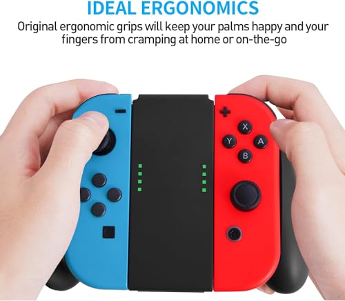 OEM Style Switch Joy Con Controller Comfort Grip Joycon Holder Bracket Accessories - Standard Grip Without Charging Function - Image 5