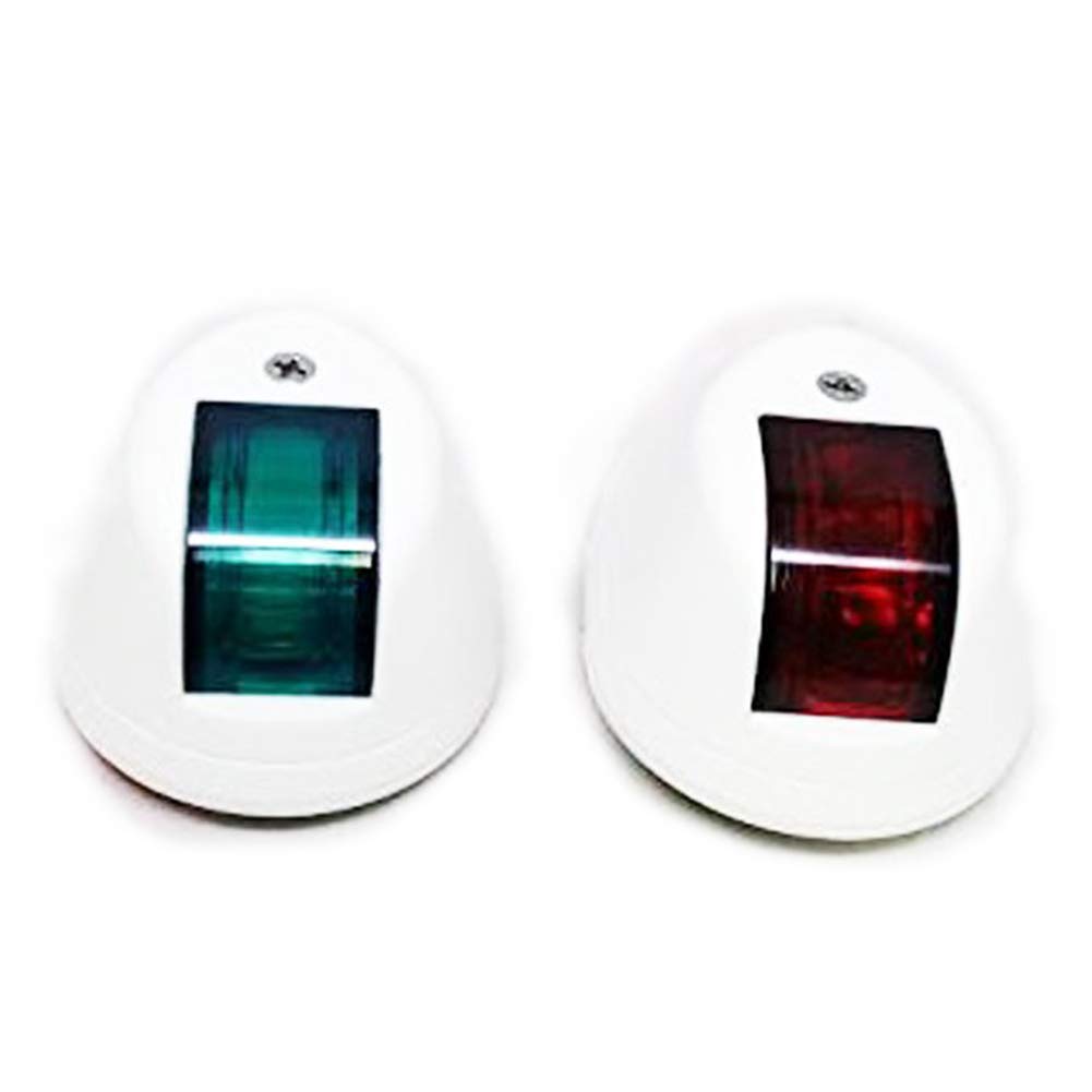 SIKUAI 91 * 59 * 35mm Barca Marina Vela LED Luce di Navigazione di Prua Lampada di Plastica Bianca Per Touring Pontone Velocità Barche da Pesca 2 Pai