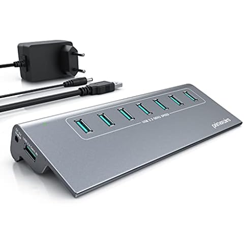 CSL - USB 3.2 Gen2 Hub - 7 Port Verteiler aktiv - 10 Gbit/s - Aktiver Betrieb Cover