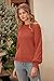 PRETTYGARDEN Women's Fall 2025 Pullover Sweater Casual Long Sleeve Loose Chunky Knit Tops Blouse Winter Fashion Clothing (Orange,Medium)