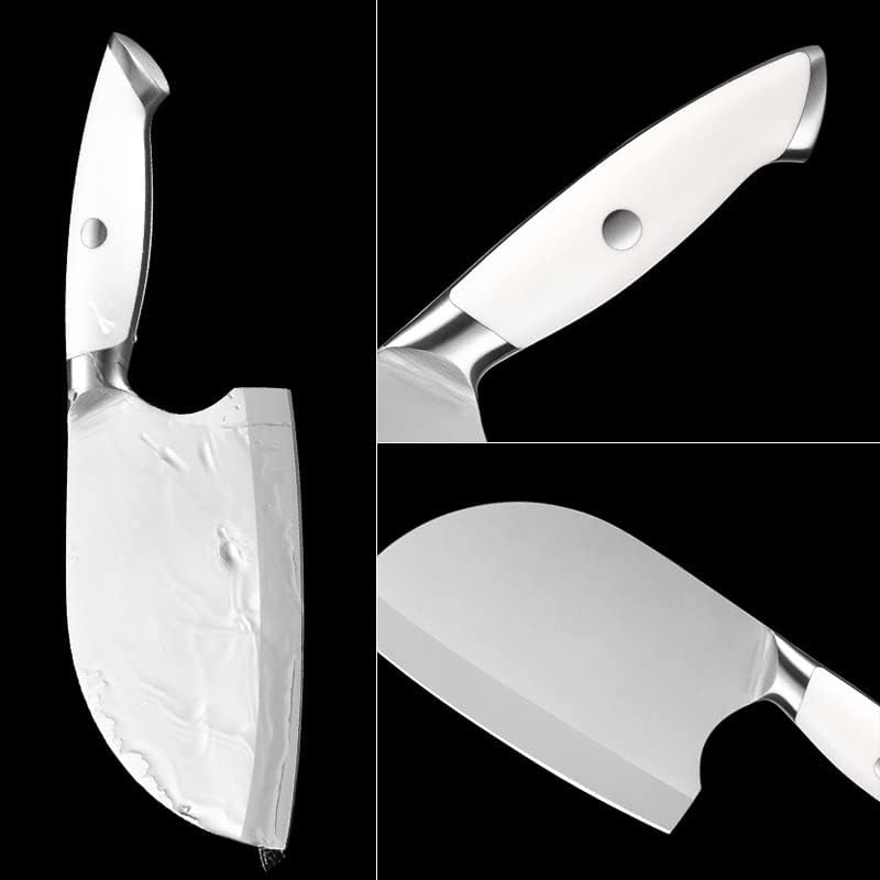 Meat Cleaver,Cleaver Knife 7inch Stainless Steel Serbian Handmade Chefs Knife Broad Butcher Slicing Chopping Vegetables Cleaver Tool, LAMAJIGA5844