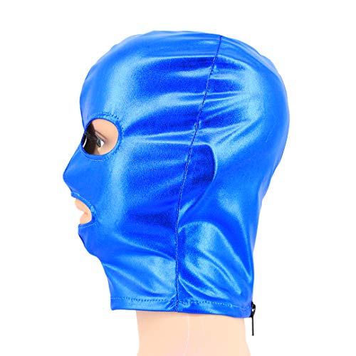 Image of Metallic Cycling Face Neck Mask Hat Ultra Balaclava Hood