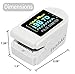 Facelake FL400 Pulse Oximeter with Neck/wrist Cord, Carrying Case and Batteries- White