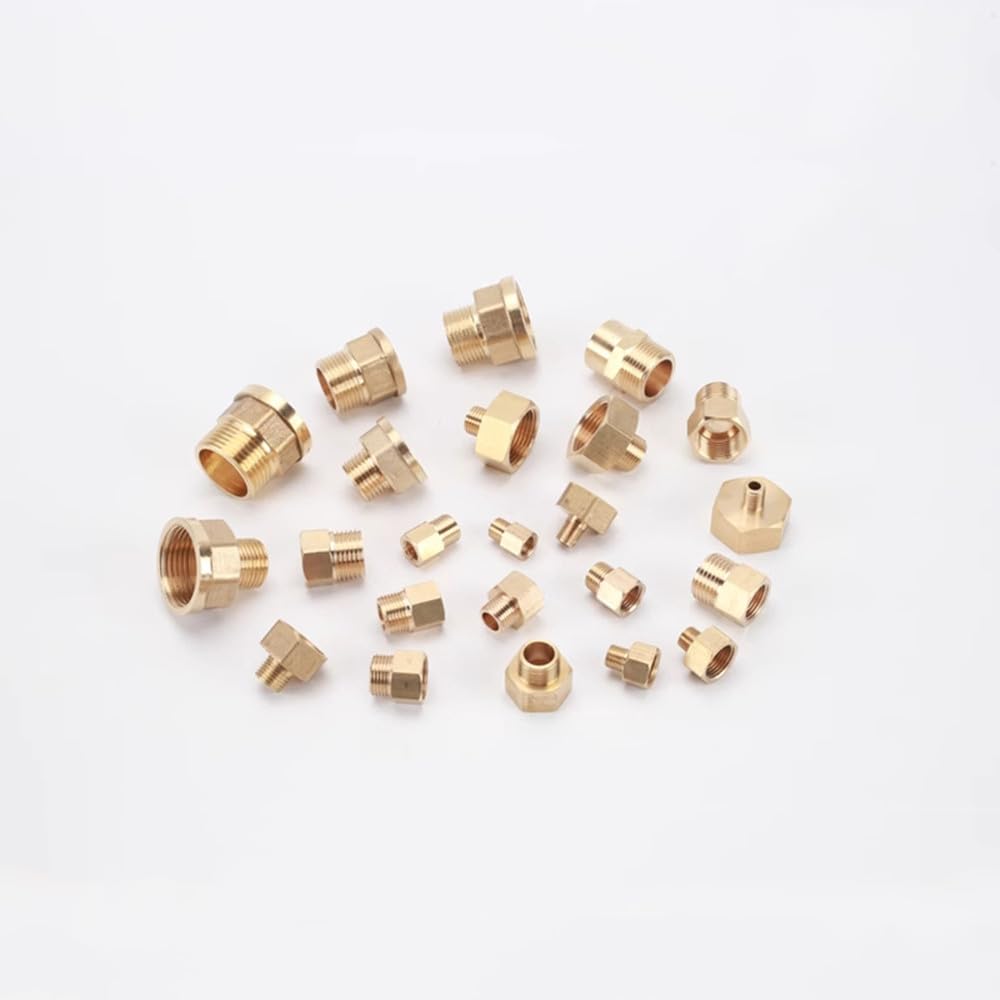 Adattatore per raccordo tubo in ottone con filettatura femmina-maschio da 1/4" a 3/4" BSP M14 M16 M20 M22 M24 M27 1/4" 1/2" 3/4" BSP