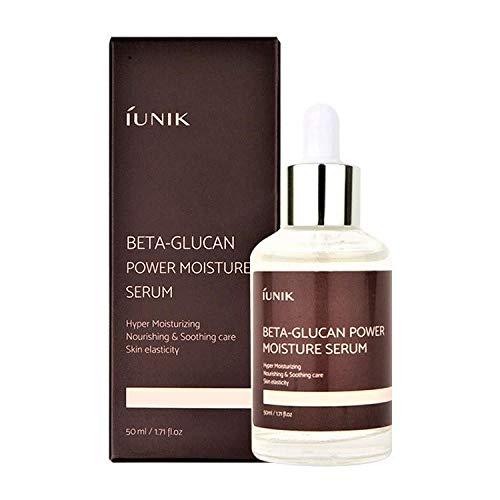 iUNIK 98% Beta-Glucan Power Deep Moisture Serum - Intense Hydration, Anti-Aging, Mushroom Yeast