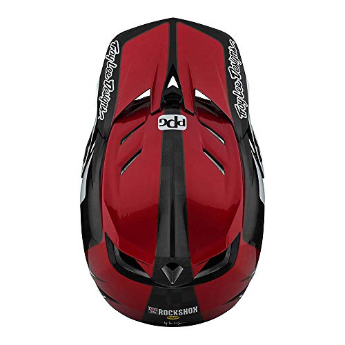 Troy Lee Designs Adult | Downhill | Mountain Bike | Bmx | Full Face D4 Carbon Helmet Corsa Sram W/Mips (Red, Md) #TOP2