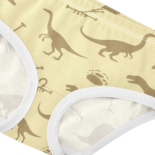 Girls' Underwear Dinosaur Dino Toddle Brief Panties 2-8 Years 203006954