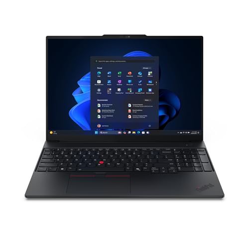 Image of Lenovo ThinkPad E16 Gen 3 i Business Laptop - 16 inch WUXGA Display - Intel Core Ultra 5 225U - 32GB RAM - 1TB SSD - Windows 11 Pro - Dolby Atmos Audio - Wi-Fi 6E - Backlit Keyboard - Thunderbolt 4