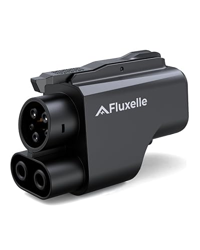 Fluxelle NACS to CCS EV Adapter, UL2252 Certified 500A/1000V Fast Charging Adapter with Interlock, Compatible with Tesla Superchargers for Ford, Rivian, GM, Volvo, Nissan, Mercedes, Polestar, Hyundai