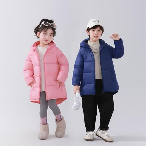 Kids Toddler Zip up Hooded Puffer Coats Winter Warm Windproof Outwear Boys Quilted Thick Down Jackets with Pockets2