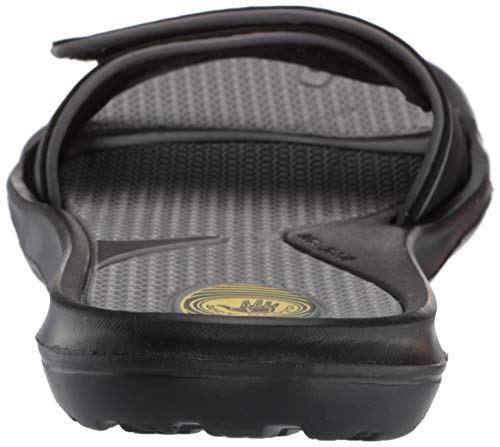 Body Glove Men's Dune Sandal,Black/Grey/Yellow,9 M Us #TOP2