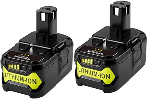 2 Paquetes 18V 5.0Ah Batería de Litio de Repuesto Cover