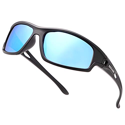 YIMI Polarized Photochromic Driving z87 Sunglasses For Men Women Day and Night safety glasses Black Frame/Blue Lens