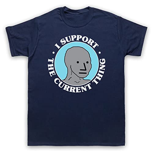 T-Shirt des Hommes I Support The Current Thing en Coton Confortable