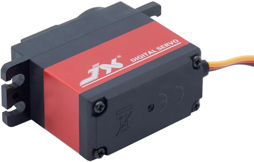 JX PDI-6221MG Metal Gear 20kg Rc Servo Arm Large Torque Digital Coreless Servo for RC Car Crawler RC Boat Helicopter Model (2pcs PDI-6221MG-120)