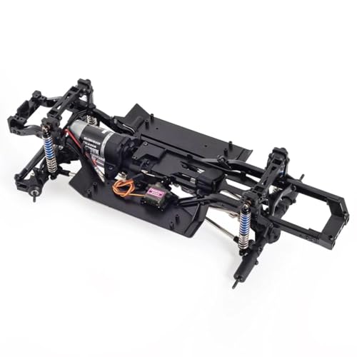 313mm Wheelbase Nylon Chassis Frame Front Rear Axles Kit With 2-speed Transmi...