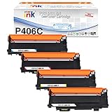 P406C CLT-P406C CLT-K406S Kompatibel für Samsung CLX 3305 Toner Schwarz Samsung CLP 365 Toner Samsung Xpress C460W C460FW für Toner Samsung C460 C410W CLX 3300 CLX 3305W CLP 360 (4er-Pack)