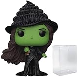 POP Movies: [Wicked] for Good Pt. 2 - Elphaba Funko Vinyl Figure (Bundled with Compatible Box Protector Case), Multicolor, 3.75 inches