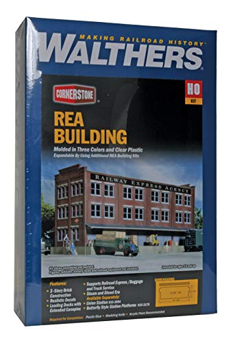Walthers Cornerstone Series Kit Ho Scale Railway Express Agency (Rea) Transfer Building #TOP5