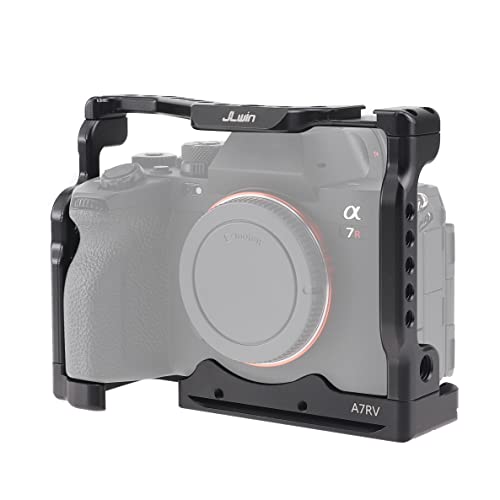 Image of Fotga A7RV Camera Cage + Top Handle for Sony A7RV A7RM5 Mirrorless Camera Stabilizer Stabilize Video Recording Compatible Arca Swiss Tripod Ball Head Clamp