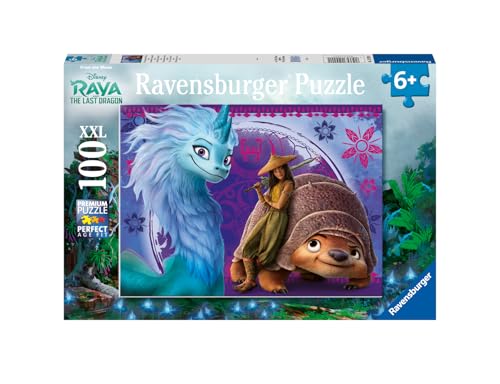 Puzzle 100 pièces : Disney Raya et le dernier dragon : le Monde fantastique de Raya Ravensburger France - vue 3