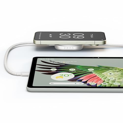 Zens Wireless Charging Cable Pro 2 e compatto e versatile, è ideale per i viaggi, l'ufficio domestico o gli spostamenti, alimentato tramite qualsiasi porta USB-C o adattatore.