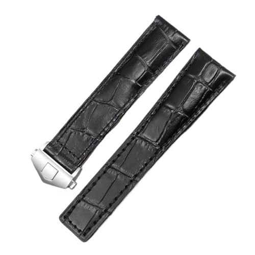 TAG Heuer AQUARACER CARRERA Monaco F1 �Ή����U�[�E�H�b�`�X�g���b�v �u���X���b�g�o���h �x���g ���X�g�o���h �A�N�Z�T���[ 20mm(Black silver,22mm)