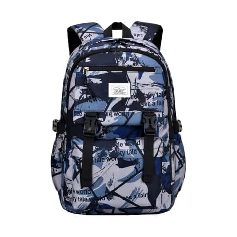 MATMO Kids Camo Backpack Boys Girls Student School Backpacks Mens Camouflage Backpack (Gray, Small) Cover