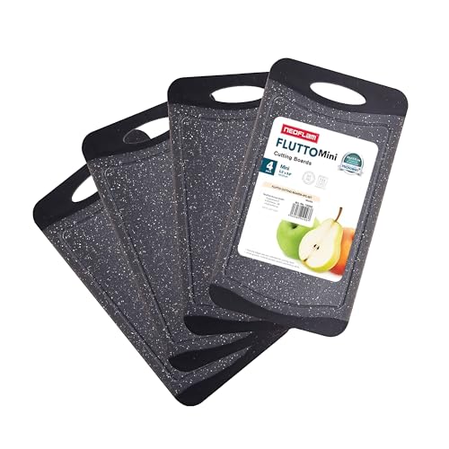 NEOFLAM® Frühstücksbrettchen spülmaschinenfest 25x14cm 4er Set -...