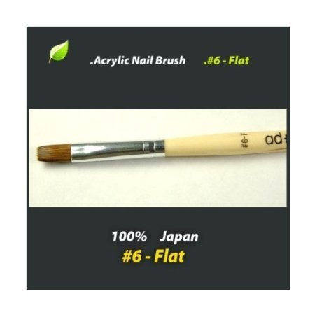 Decori Adoro Acrylic Nail Brush #10 Flat