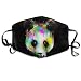 Produktbild Fashion Outdoor Mouth Mask with Design, Reusable Half Face Mask Anti-dust Mask, Unisex Colorful Panda Art Graffiti Mouth Face Masks Women Funny Motorcycle Anti Dust Face Mouth Mask-Reusable Mens