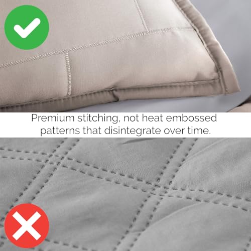 Image of Southshore Fine Living, Inc. Twin Daybed Covers, 6-Piece Twin Bedding Set, Daybed Cover Set, 3 Pillow Shams, 1 Bedskirt, 1 Throw Pillow - Day Bed Covers, Day Bed Bedding Sets, Brickyard Bone
