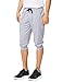 BALEAF Men's 3/4 Workout Joggers Capri Pants Running Training Side Pockets Light Gray Size L