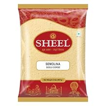 Sheel Sooji Coarse/Semolina - 2 Lb 907g | All Natural | Vegan | Non-GMO | Indian Origin