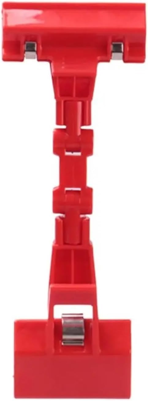 Price Tag Holder 10pcs Adjustable Price Tag Clip Holder for Retail Display, Colorful Sign Card Stands for Retail Stores, Supermarkets and Trade Shows(Green-2)