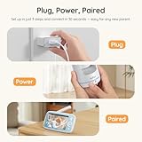 Boifun Video Baby Monitor with 2 Cameras, 5-inch 720P IPS Screen, Dual 360 Camera, No Wifi, 3050mAh Battery, VOX Mode, Invisible Night Vision, Two-way Audio, Temperature Sensor, Lullabies, Elder,Twins - Image 8