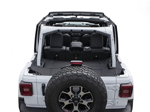 Image of GPCA Cargo Cover for Jeep Wrangler 2018-2026, JL 4-Door SoftTop