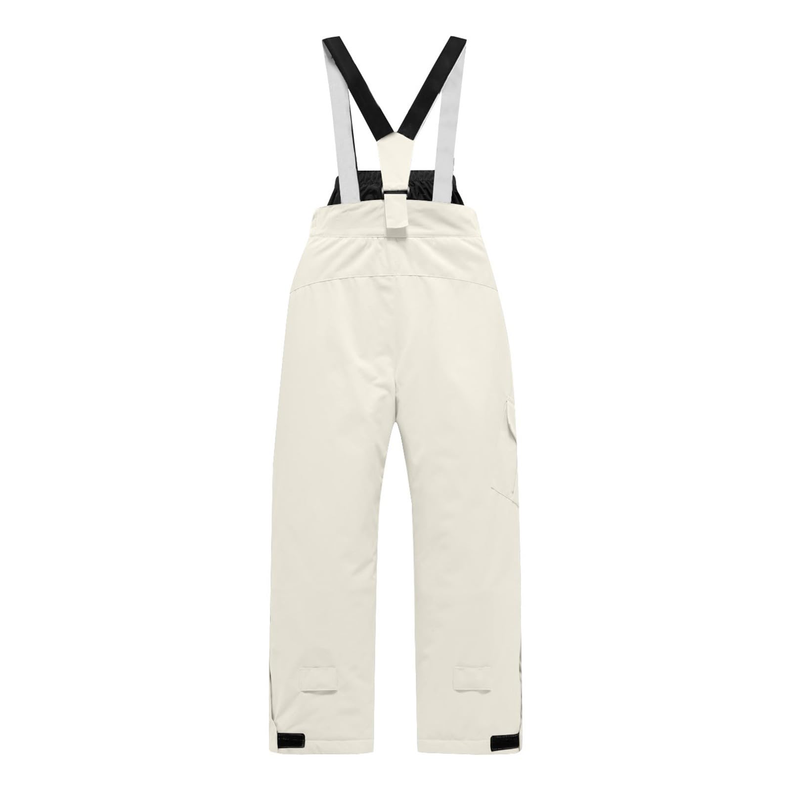 Generisch Pantalon de ski imperméable pour fille et garçon - Pantalon de ski coupe-vent - Salopette doublée - Chaud - Pantalon de neige - Pantalon d'extérieur pour enfants de 6 à 16 ans