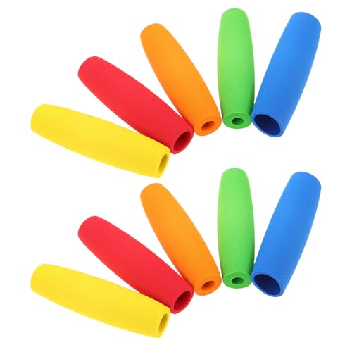 HAMPPLIES 10 Piezas Soporte Ergonómico Antideslizante de Espuma para Mangos de Cubiertos y Utensilios, Cómodo para Uso Diario Entornos de Cuidado para Personas Mayores