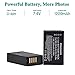 Hisewen EN-EL20 EN-EL20a Battery and Dual Charger, 2Pack 1220mAh Replacement Battery for Nikon Coolpix P1000, P950, 1 AW1, 1 J1, 1 J2, 1 J3, 1 S1, 1 V3, DL24-500, Coolpix A Camera.