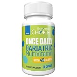 Bariatric Choice Once Daily Bariatric Multivitamin Capsule with 45 mg of Iron (30ct)