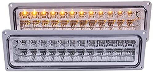 ANZO USA 511048 LED Clear Lens Front Turn Signal/Parking Lights