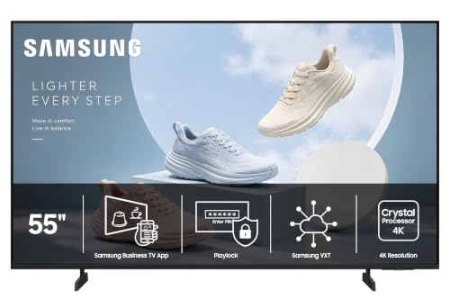 Image of Samsung 55 inch BEHX-H Business Pro TV 4K, Playlock, for Commercial Content
