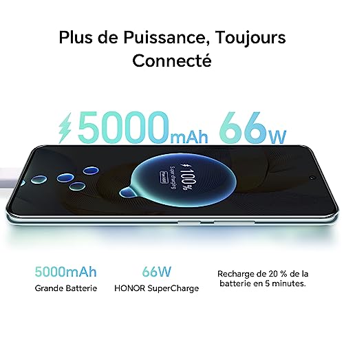HONOR 90 - 200 MP, 6,7" AMOLED, 12 GB RAM, 5G, 5000 mAh, svart