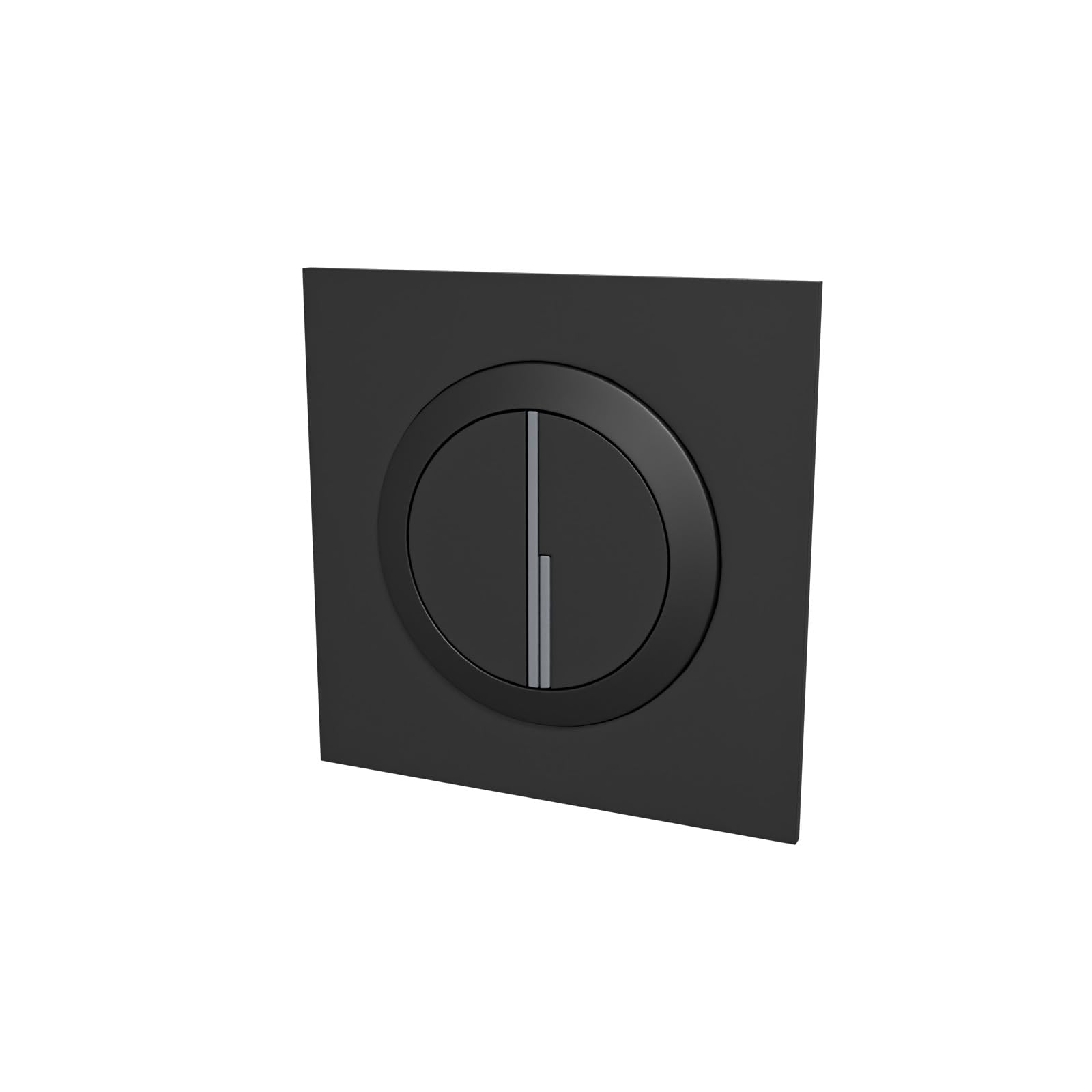 Nes Home Matt Black Round Wc Push Button 9169743267086