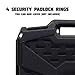 CASEMATIX Hard Travel Case Compatible with Allen & Heath CQ-18T Digital Mixer and CQ-12T With Customizable Foam Interior & Protective Padded Carrying Case For Mixers