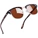 Produktbild Joopin Halbrahmen Sonnenbrille Damen Braun Vintage Brille und Polarisierte Sonnenbrille Herren Klassische UV400 für Fahren und Tourismus (Schildkröte Braun)